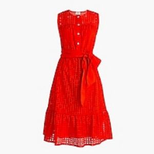 All-over eyelet dress